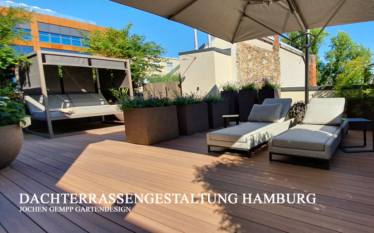 Dachterrassengestaltung Dachterrassen Jochen Gempp Gartendesign