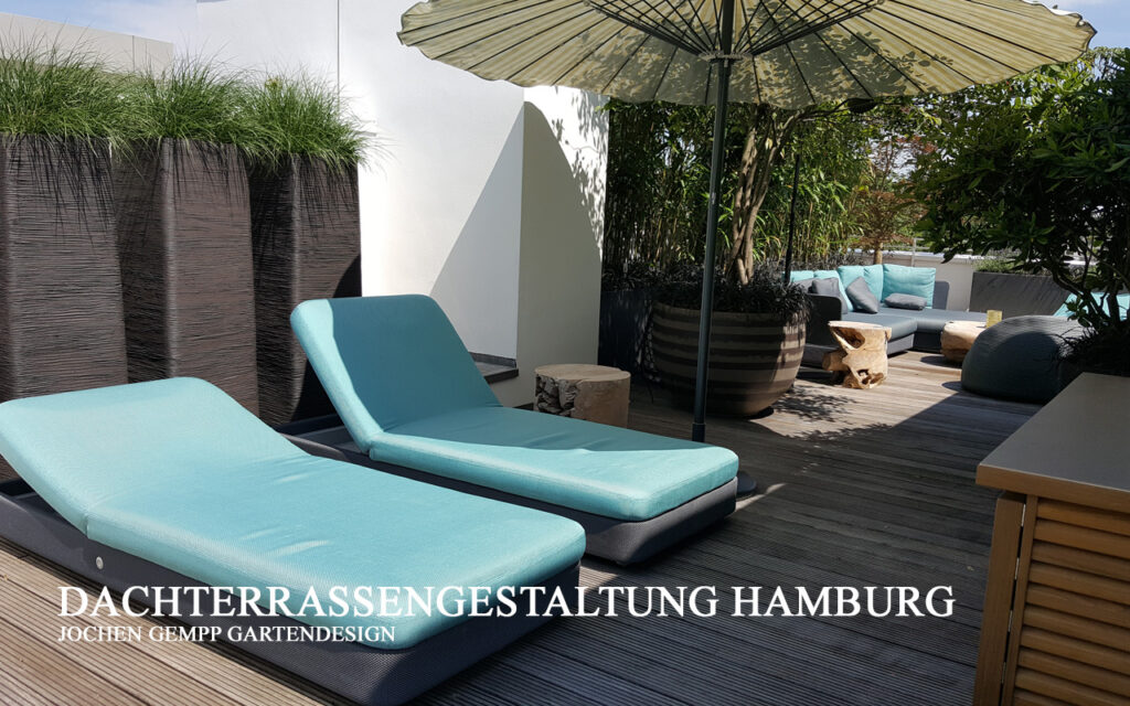 Dachterrassengestaltung Penthouse Terrasse Hamburg